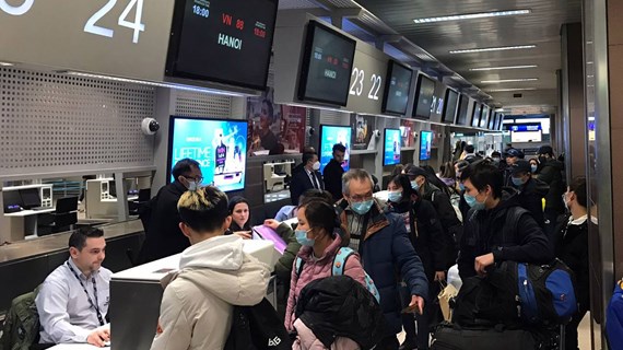 Troisième vol de rapatriement des ressortissants vietnamiens évacués d’Ukraine