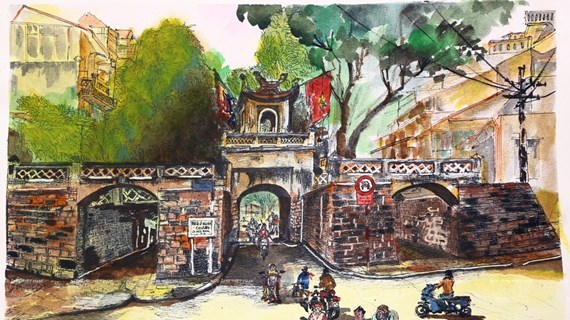 Le Vieux quartier de Hanoï vu par des artistes étrangers 