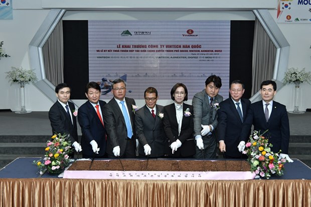 Inauguration de la societe VinTech Korea Research a Daegu hinh anh 1