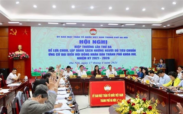 Hanoi et Ho Chi Minh-Ville approuvent la liste des candidats pour les prochaines elections hinh anh 1