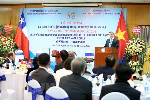 Celebration du 50e anniversaire des relations diplomatiques Vietnam – Chili hinh anh 1