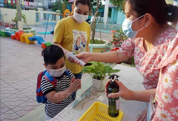 Ho Chi Minh-Ville: bonne preparation pour la reouverture des ecoles maternelles et elementaires hinh anh 1