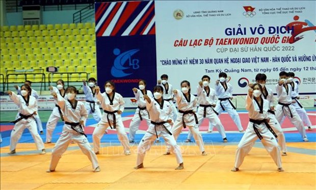 Ouverture du Tournoi national des clubs de taekwondo 2022 hinh anh 1