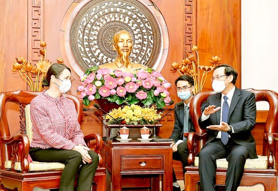 Les entreprises francaises souhaitent contribuer au developpement de Ho Chi Minh-Ville hinh anh 1