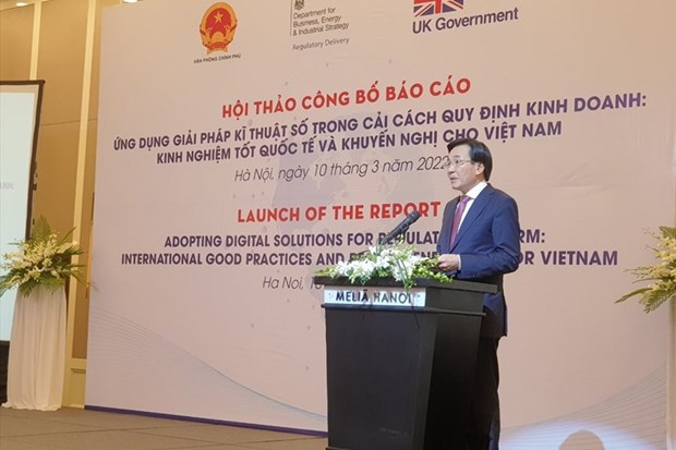 L'application de solutions numeriques dans la reforme de la reglementation des affaires au Vietnam hinh anh 1