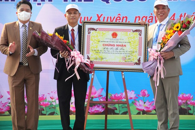 Quang Nam: le festival Ba Thu Bon reconnu patrimoine culturel immateriel national hinh anh 1
