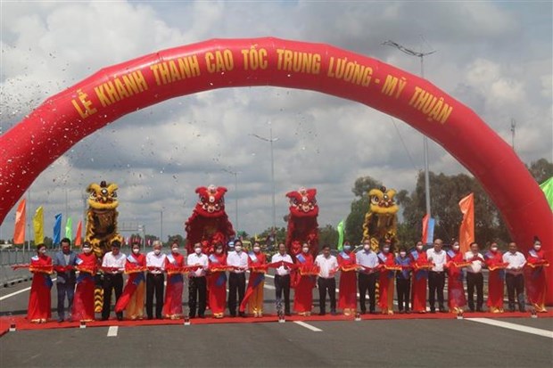 Inauguration de l'autoroute Trung Luong - My Thuan hinh anh 1