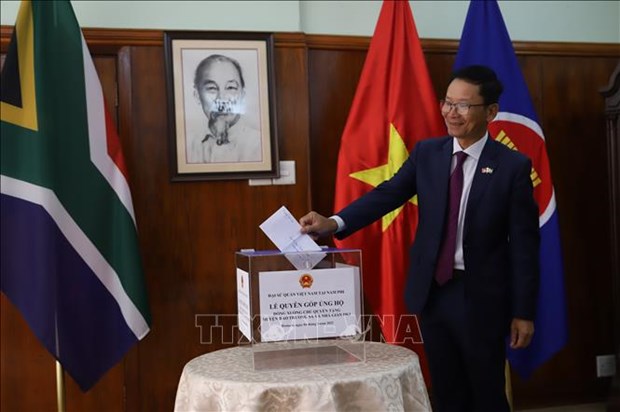 Des Vietnamiens en Afrique du Sud collectent des fonds pour Truong Sa hinh anh 2