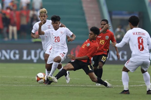SEA Games 31 : le Myanmar a battu le Timor-Leste en football masculin hinh anh 2