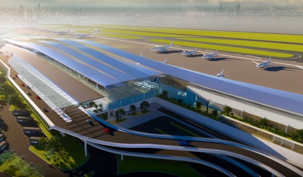 Le plan architectural du terminal T3 de l’aeroport de Tan Son Nhat est inspire de l'ao dai hinh anh 1