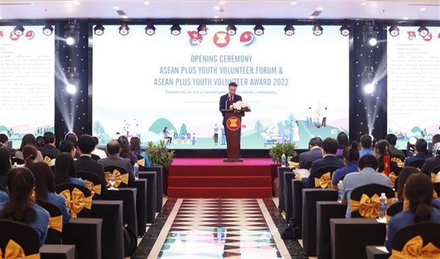Ouverture du Forum des jeunes volontaires de l'ASEAN elargi hinh anh 1
