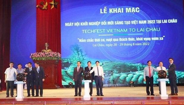 Coup d’envoi de Techfest Vietnam 2022 a Lai Chau hinh anh 1