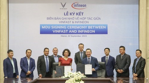 Vinfast et Infineon etendent leur partenariat dans le domaine de l’electromobilite hinh anh 1