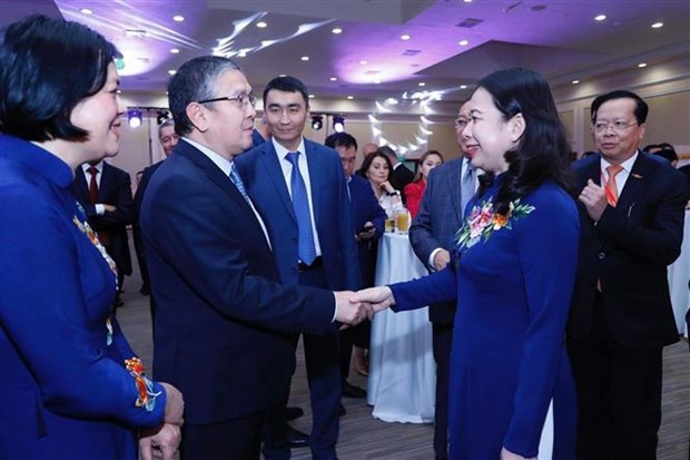 Activites de la vice-presidente Vo Thi Anh Xuan au Kazakhstan hinh anh 4