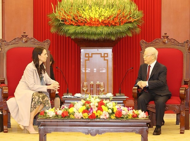 La Premiere ministre neo-zelandaise termine sa visite officielle au Vietnam hinh anh 1