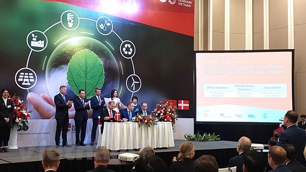 Des entreprises vietnamiennes et danoises signent 14 protocoles d'accord sur l'economie verte hinh anh 2