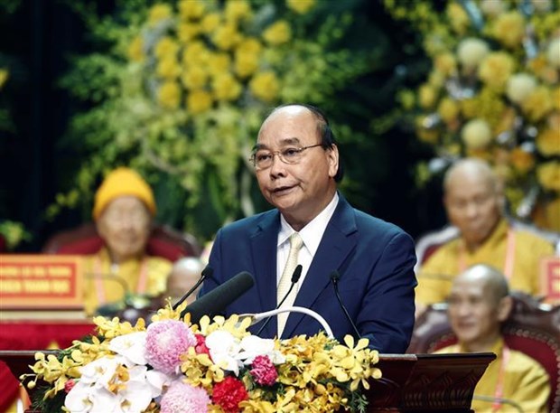 Ouverture du 9e Congres national des delegues de l’Eglise bouddhique du Vietnam hinh anh 2
