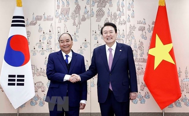 Le chef de l’Etat termine avec succes sa visite d'Etat en Republique de Coree hinh anh 1
