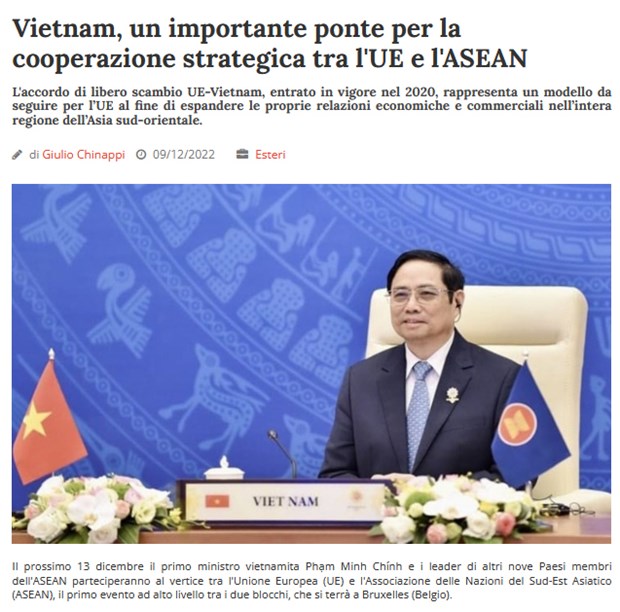 Le Vietnam, passerelle importante dans les relations entre l'UE et l'ASEAN hinh anh 1