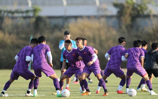 AFF Cup 2022: l’ambassade du Vietnam au Laos encourage l’equipe vietnamienne hinh anh 1