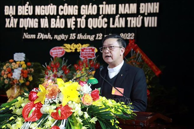 Nam Dinh : les catholiques s’unissent pour contribuer au developpement national hinh anh 1