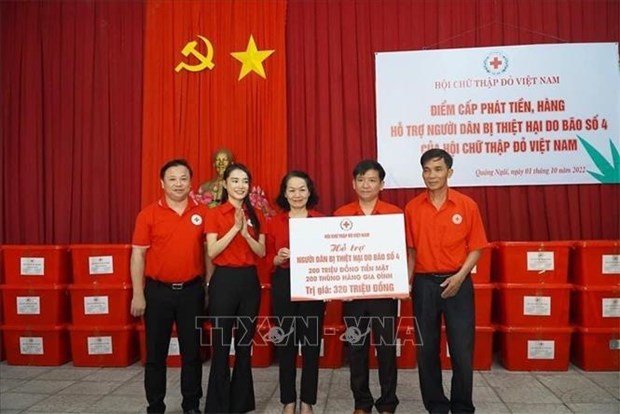 Environ 18,8 millions de personnes beneficient d’aides de la Croix-Rouge du Vietnam en 2022 hinh anh 1