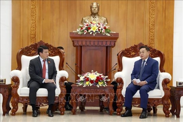 Les dirigeants lao apprecient la cooperation entre des agences des AN du Vietnam et du Laos hinh anh 1
