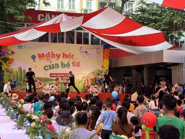 Une journee de fete pour les enfants de l’Hopital pediatrique de Hanoi hinh anh 3