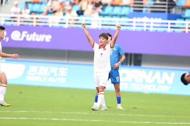 ASIAD 2023 : l'equipe olympique de football du Vietnam fait un bon debut hinh anh 2