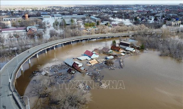 Message de sympathie suite a des inondations majeures en Russie et au Kazakhstan hinh anh 1