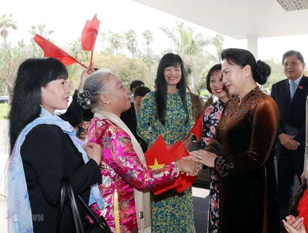 La presidente de l'AN vietnamienne Nguyen Thi Kim Ngan entame sa visite officielle au Maroc hinh anh 1