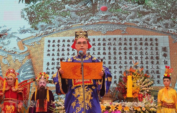 Ouverture de la fete du temple Do a Bac Ninh hinh anh 1