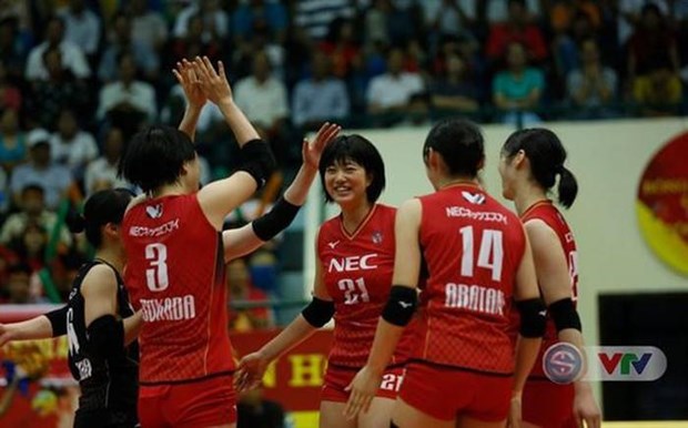 Ouverture du tournoi de volley-ball feminin VTV Coupe Hoa Sen 2019 hinh anh 1
