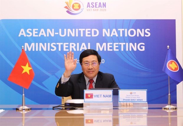 ASEAN 2020: Conference des ministres des Affaires etrangeres de l’ASEAN et l’ONU hinh anh 1