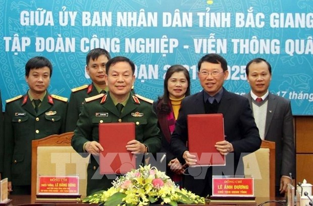 Bac Giang et Viettel cooperent dans la construction de l'administration electronique hinh anh 1