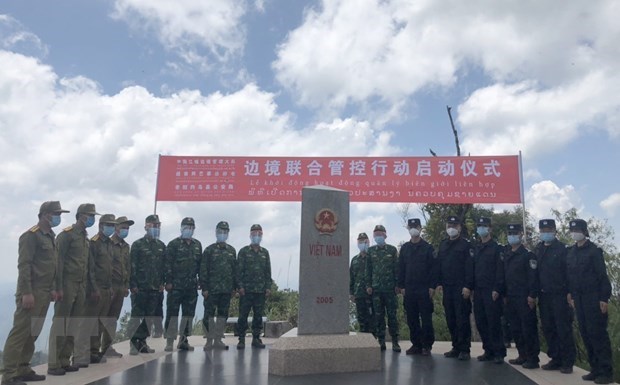 Vietnam-Chine-Laos: rencontre entre des forces de protection des frontieres hinh anh 1