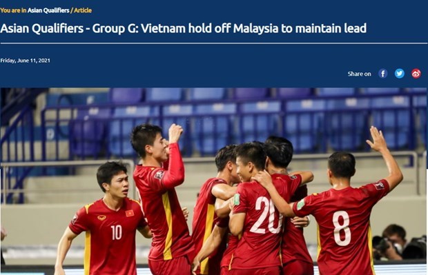 Football: la presse asiatique loue la victoire du Vietnam contre la Malaisie hinh anh 2