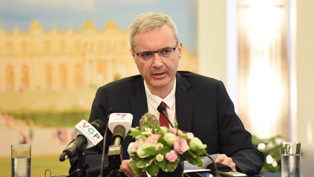 L'ambassadeur de France au Vietnam apprecie le partenariat strategique avec le Vietnam hinh anh 1
