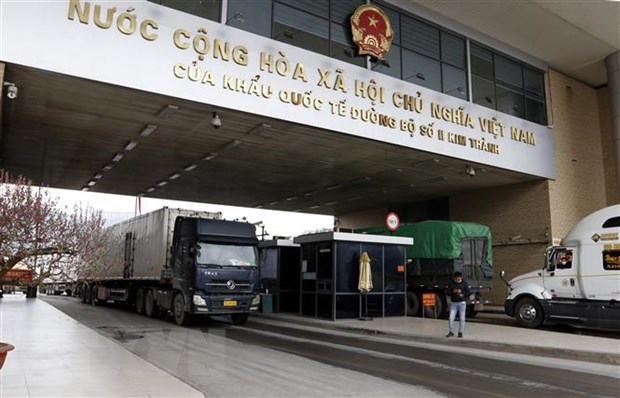 287 tonnes de produits agricoles exportes via le poste frontalier de Kim Thanh du 1er au 3 fevrier hinh anh 1