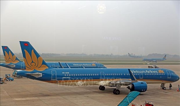 Le trafic reprend a l’aeroport international de Noi Bai apres le mauvais temps hinh anh 1