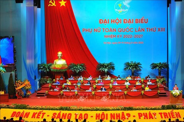 Ouverture du 13e Congres national des femmes du Vietnam hinh anh 1