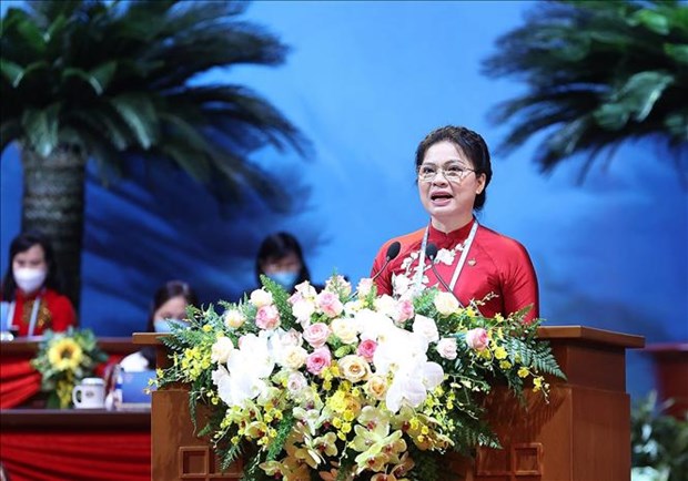 Ouverture du 13e Congres national des femmes du Vietnam hinh anh 3