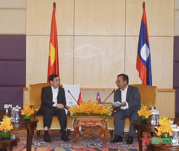 Defense : Le Vietnam souhaite renforcer sa cooperation avec le Laos, le Japon et le Cambodge hinh anh 1