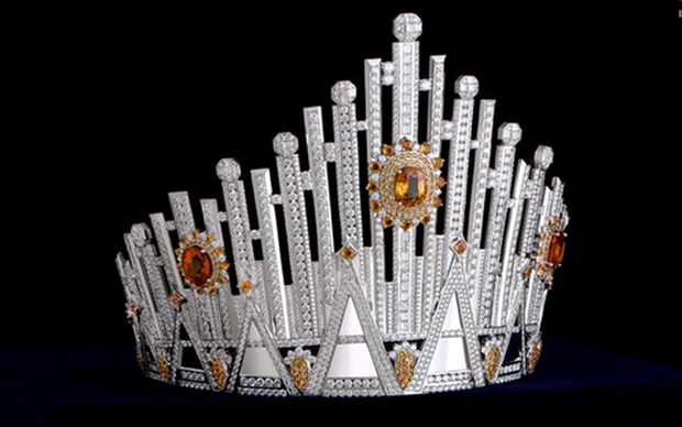 La couronne sertie de 2.416 diamants et saphirs de Miss Univers Vietnam 2022 hinh anh 1