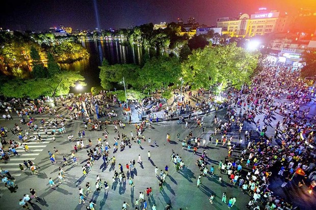 Le nombre de touristes au cours des sept mois a Hanoi en forte hausse hinh anh 1