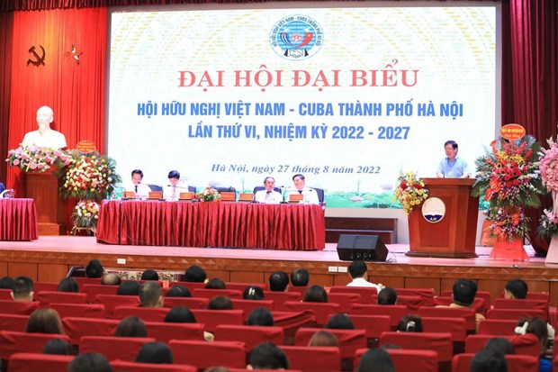 L'Association d'amitie Vietnam-Cuba de Hanoi tient son 6e Congres hinh anh 1