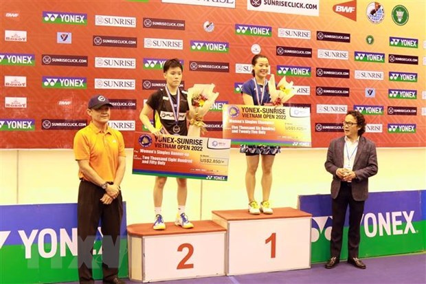 Tournoi Yonex-Sunrise Vietnam Open - Nguyen Thuy Linh couronnee en simple dames hinh anh 1