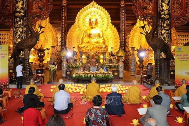 A Ninh Binh, les prieres fusent pour la prosperite du pays et la paix du monde hinh anh 2