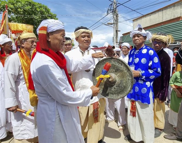 L'ethnie Cham a Ninh Thuan celebre la fete Kate hinh anh 1