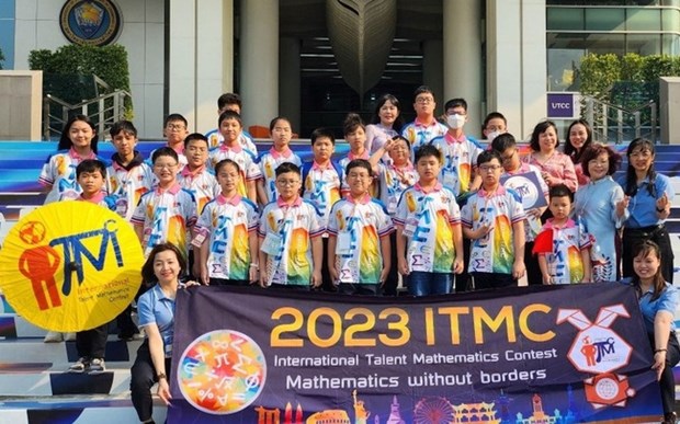 Le Vietnam decroche des medailles a International Talent Mathematics Contest 2023 hinh anh 1
